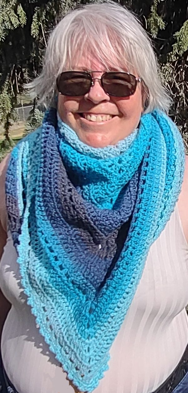 Crochet Triangle Shawl - Image 2
